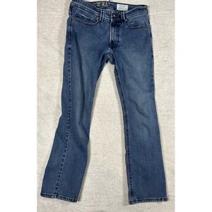 T.K. AXEL Slim Boot Jeans Mens W30 L32 Blue Denim Casual Stretch‎